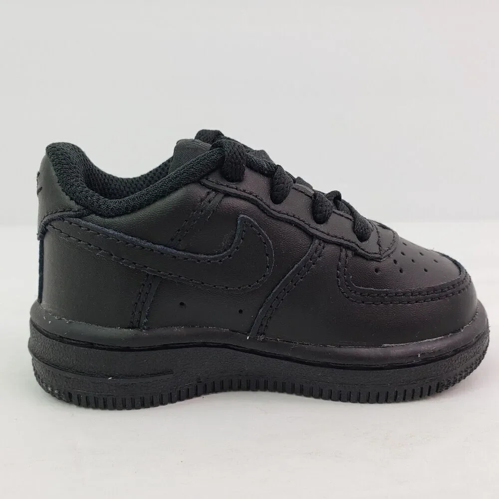 Nike Force 1 LE Baby Toddler Size 4c Triple Black Sneaker Shoes DH2926-001